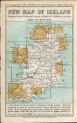 Ordinance Survey Ireland Antique Map.