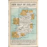 Ordinance Survey Ireland Antique Map.