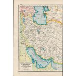 Persia Afghanistan Baluchistan Antique Map-228.