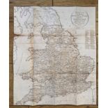 England & Wales Part of Scotland 1808 Colonel Patterson Antique Map.