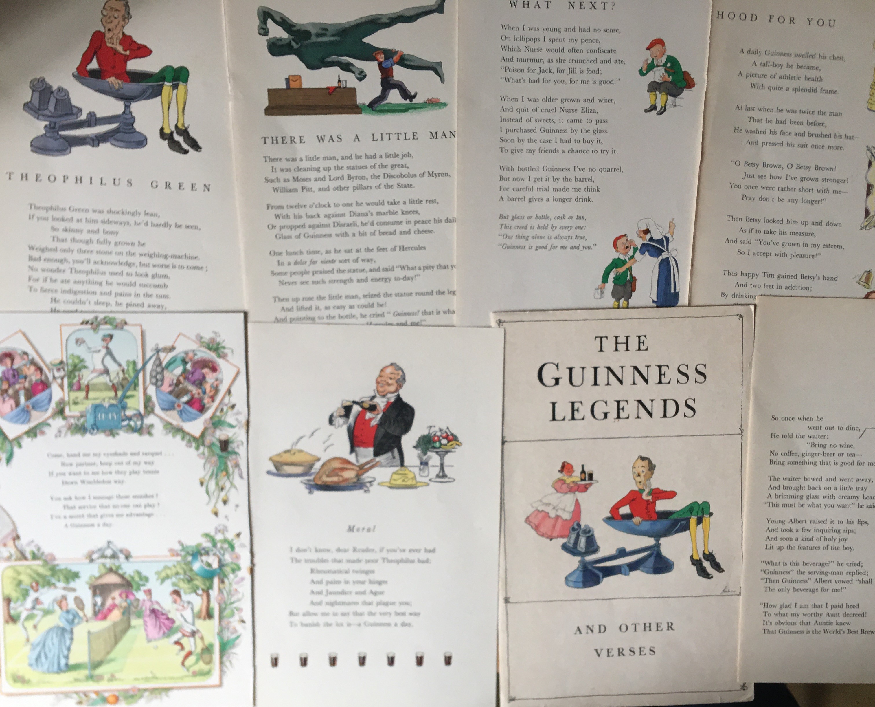Collection Of Over 50 Rare Vintage Guinness Prints & Calendar Pages. - Image 4 of 10