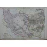 Persia Afghanistan Pakistan Beloochistan Victorian 1882 Blackie Map.