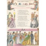 Vintage 66 Years Old Guinness Double Sided Print The Lady's Maid & The Footman