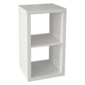 Clever Cube 2x1 Storage Unit - White RRP £35