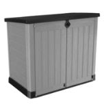 Keter Store It Out Ace Outdoor Garden Storage Shed 1200L - Grey / Graphite RRP £190