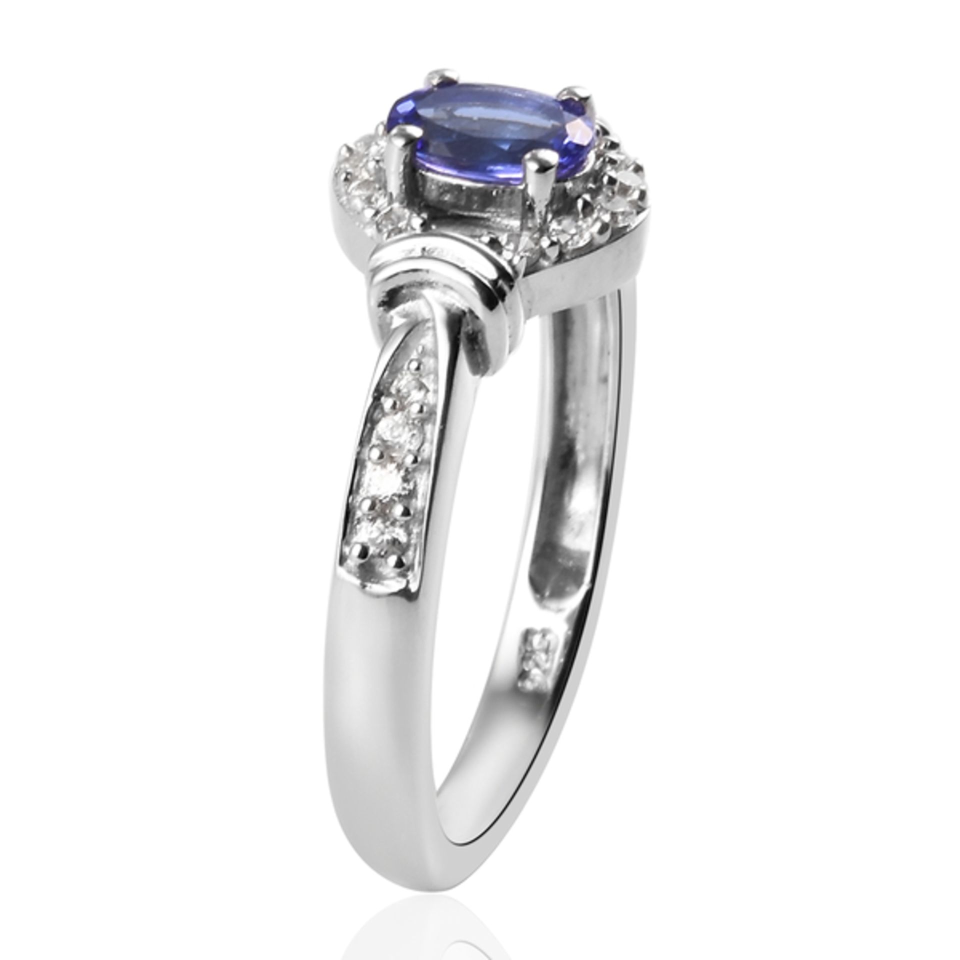 New! 2 Piece Set - Tanzanite and Natural Cambodian Zircon Ring and Pendant - Image 3 of 7