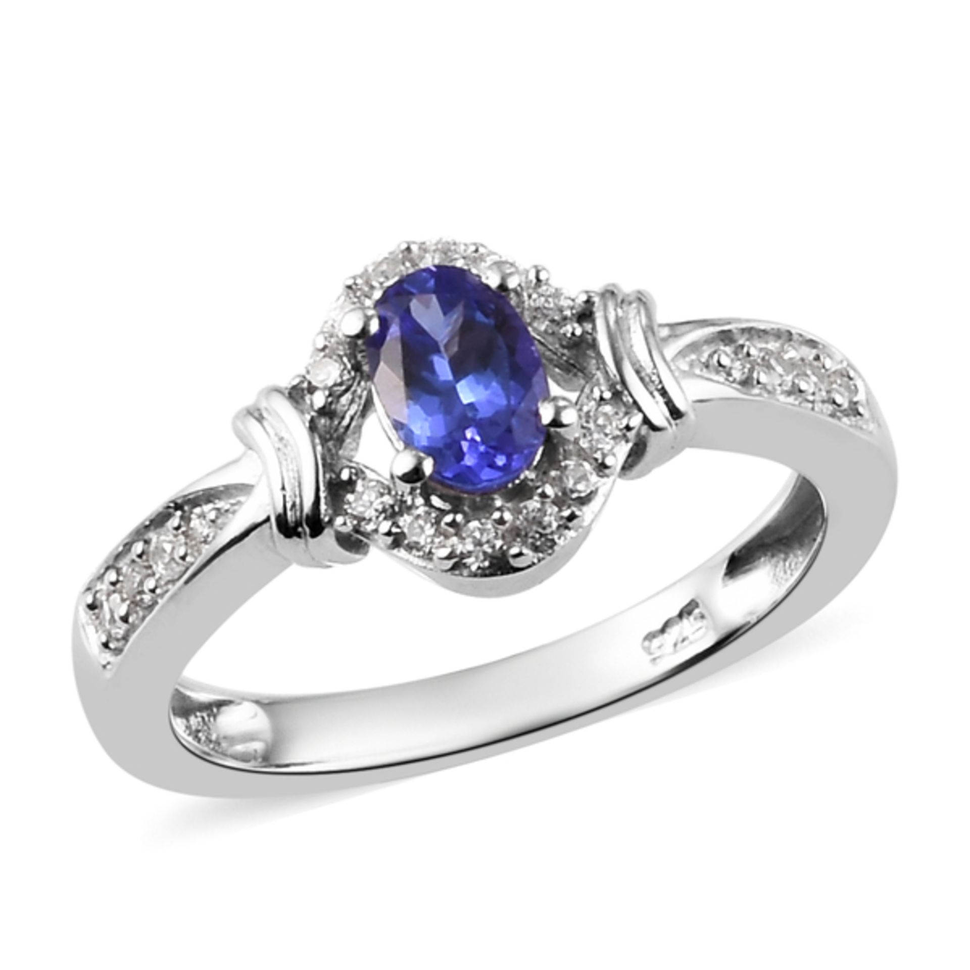 New! 2 Piece Set - Tanzanite and Natural Cambodian Zircon Ring and Pendant - Image 2 of 7