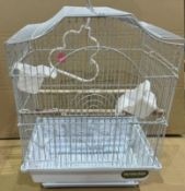 Small Bird Cage In White RRP £44.99
