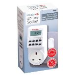 Powatron Electrical Plug In LCD Timer Socket