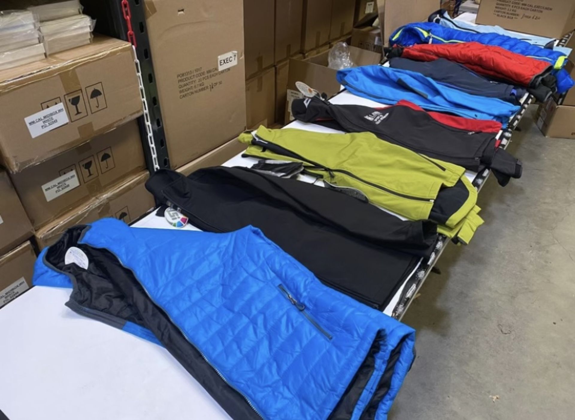 Box of Assorted New Jackets (B7)