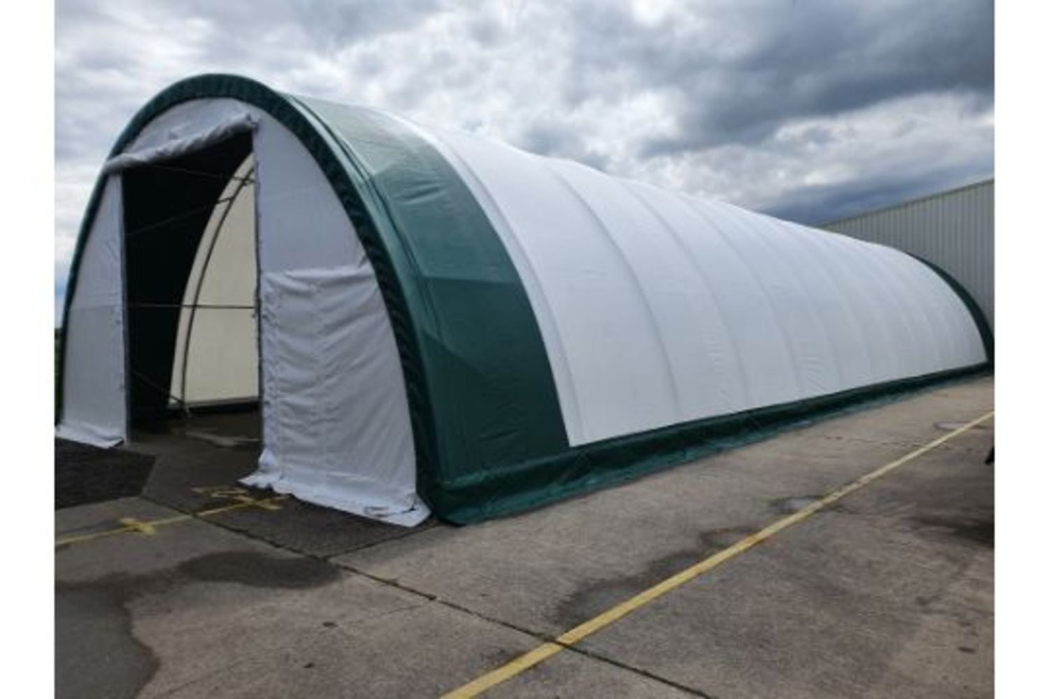 PVC Single Truss Arch Storage Shelters