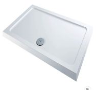Brand New Boxed Emerge White Rectangular Shower Tray - 1700x700mm RRP £247 *No Vat*
