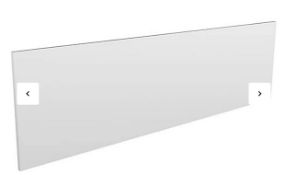 Brand New Portfolio Gloss 1800mm Bath Side Panel - White RRP £170 **No Vat**