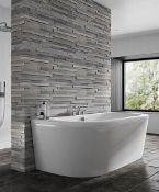 Brand New Daintree White Back to Wall Bath with Panel - 1700 x 800mm RRP £460 *No Vat*