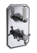 Brand New Boxed Traditional Single Outlet Thermo Shower Valve RRP £170 *No Vat*