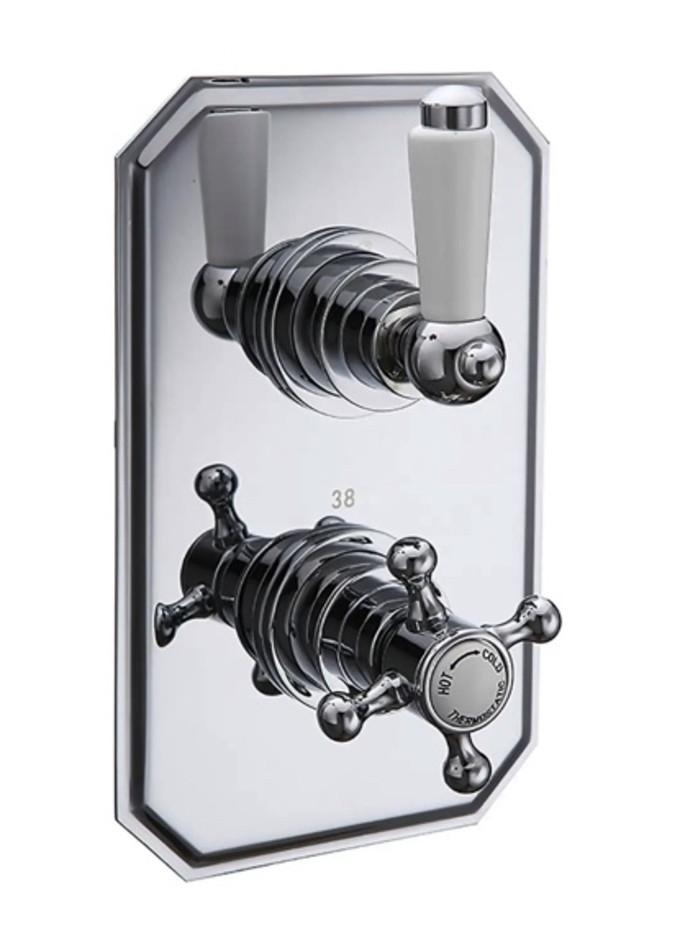Brand New Boxed Traditional Single Outlet Thermo Shower Valve RRP £170 *No Vat*