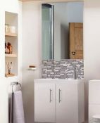 Brand New Boxed Watertec Rectangular Bathroom Mirror 450x900mm RRP £35 *No VAT*