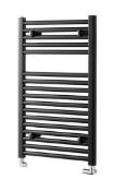 Brand New Boxed Bathstore Pisa Radiator Black Flat Towel Radiator RRP £125 **No Vat**