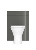 Brand New Boxed House Beautiful ele-ment(s) 600mm Back to Wall Toilet Unit - Gloss Grey RRP £200