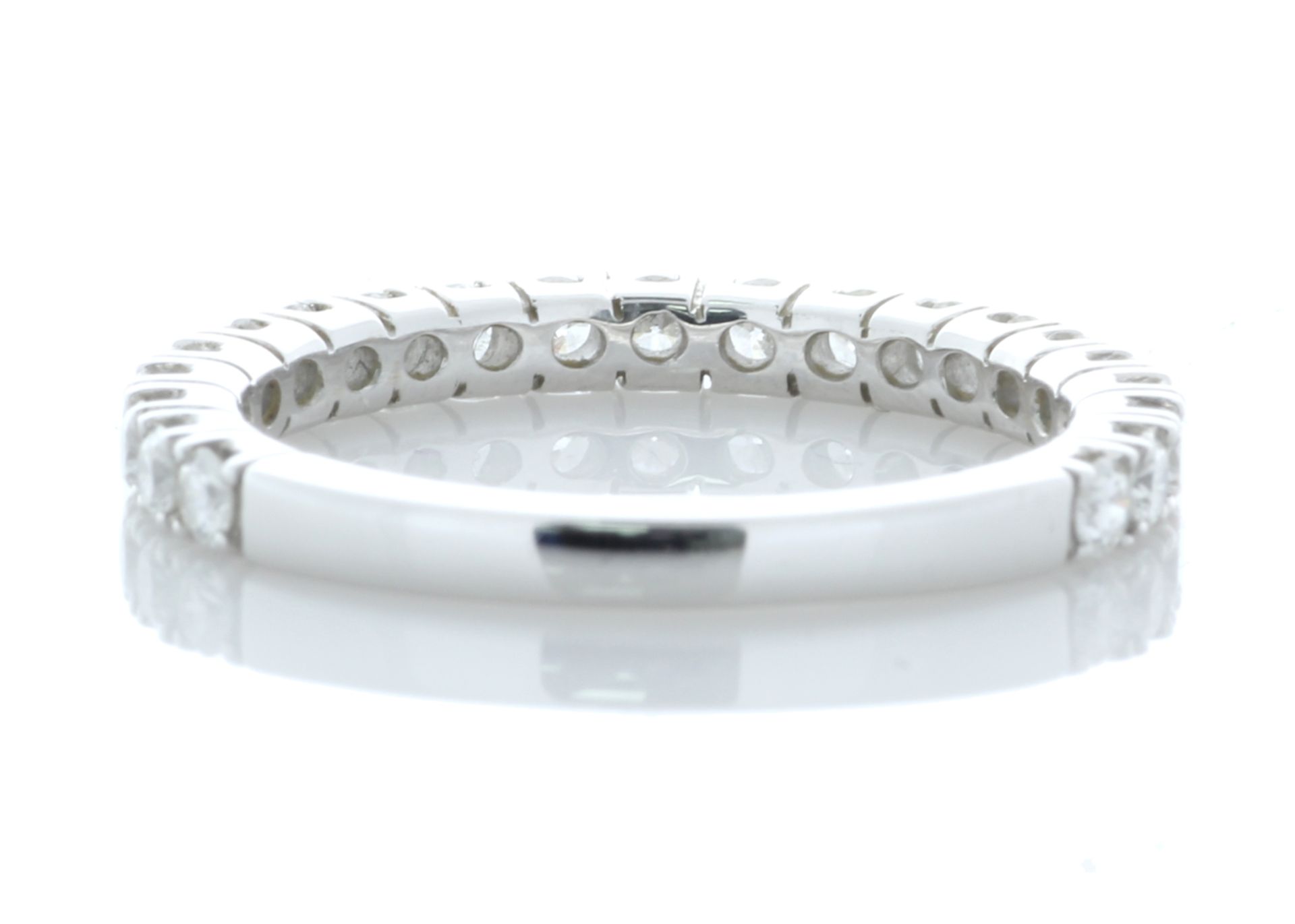 18ct White Gold Claw Set Full Eternity Diamond Ring 0.72 Carats - Image 3 of 5