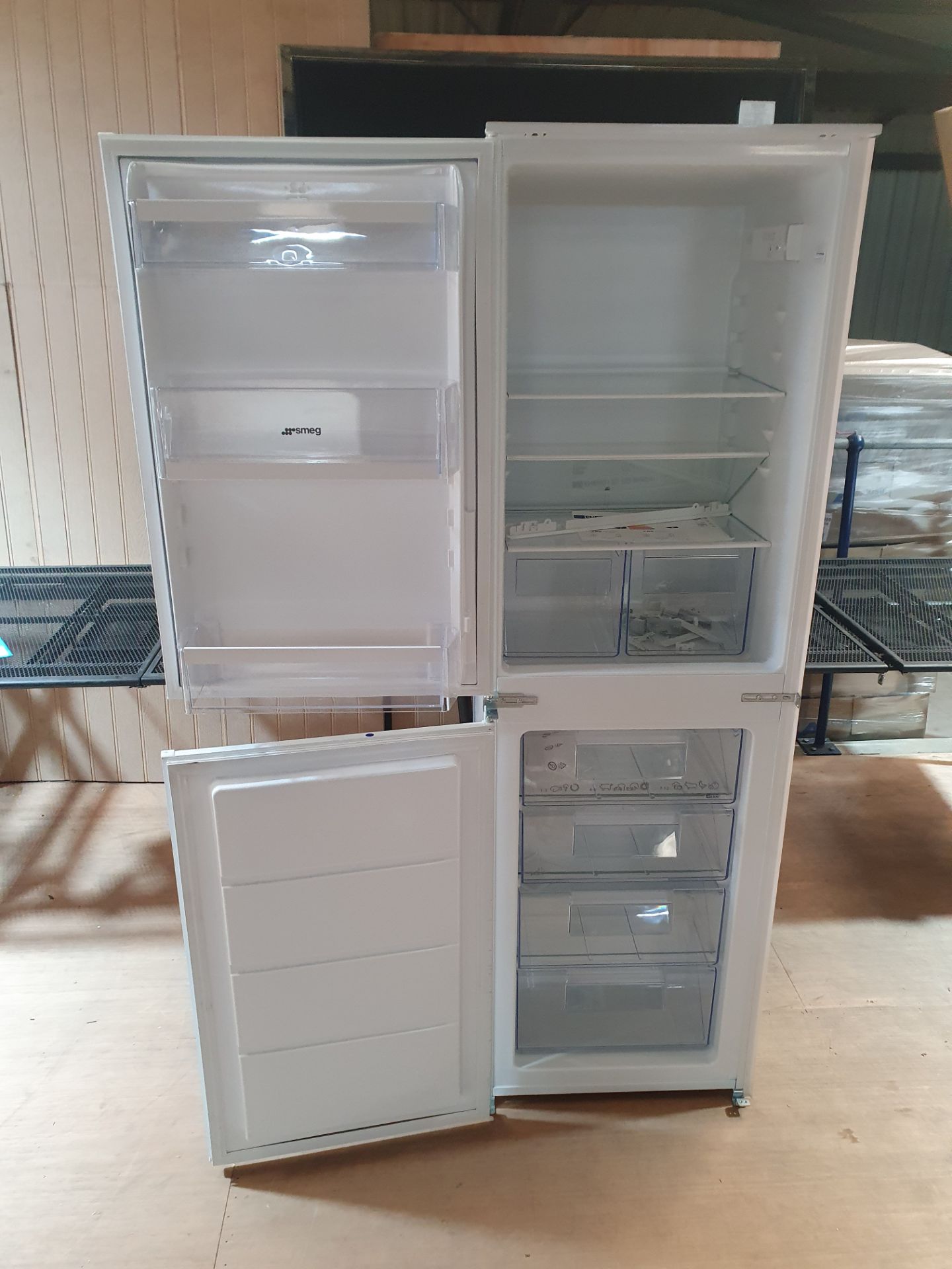 Current Online Price £859. Smeg Universal Built In Right Hinge Refrigerator White UKC4172F - Image 2 of 16