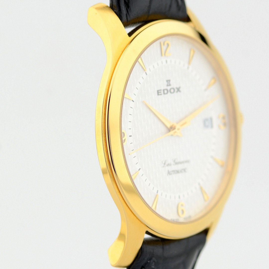 Edox / Les Genevez Automatic Date - Gentlemen's Steel Wristwatch - Image 5 of 8