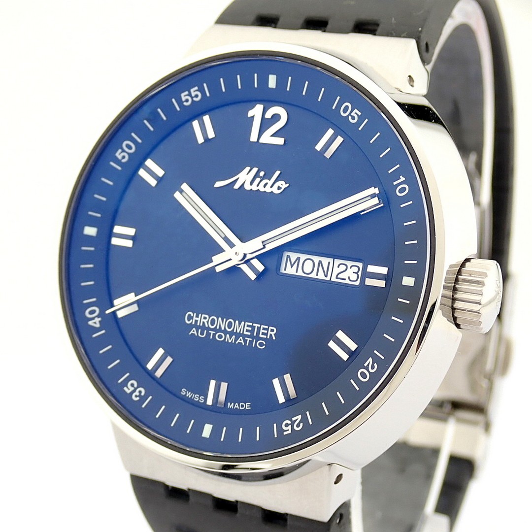Mido / All Dial Day Date Choronometer Automatic Transparent (Unworn) - Gentlemen's Steel Wristwatc.. - Image 6 of 13