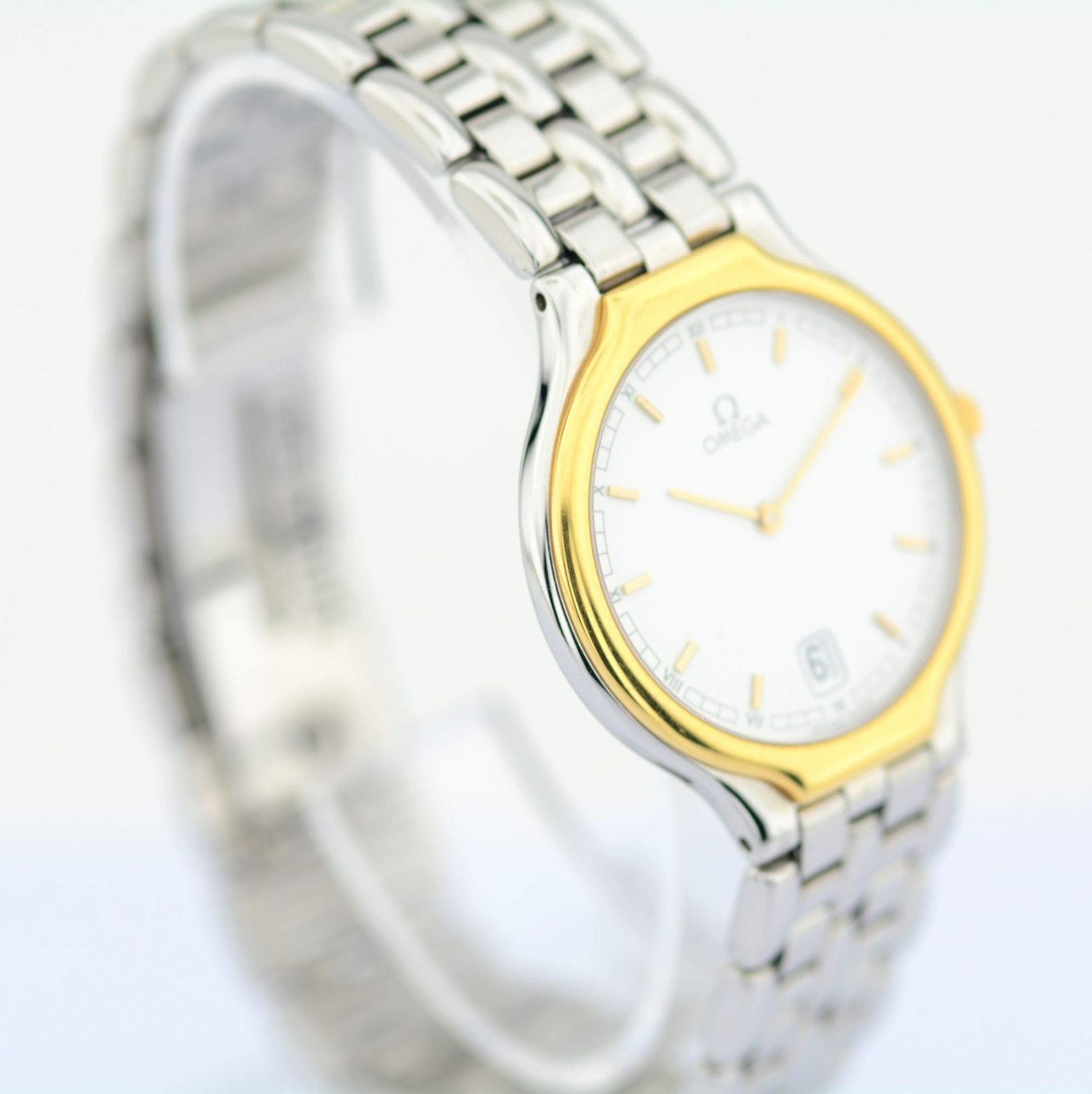 Omega / De Ville Symbol 18K Yellow Gold / S. Steel - Unisex Gold/Steel Wrist Watch - Image 3 of 7