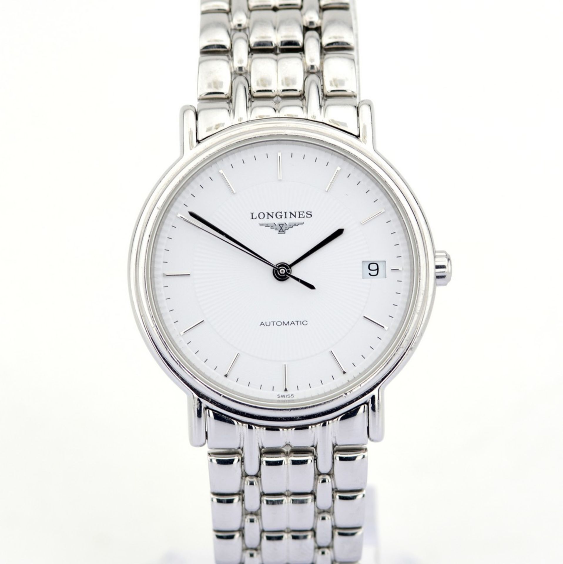 Longines / Presence Automatic Date 34 mm - Gentlemen's Steel Wristwatch - Image 3 of 7