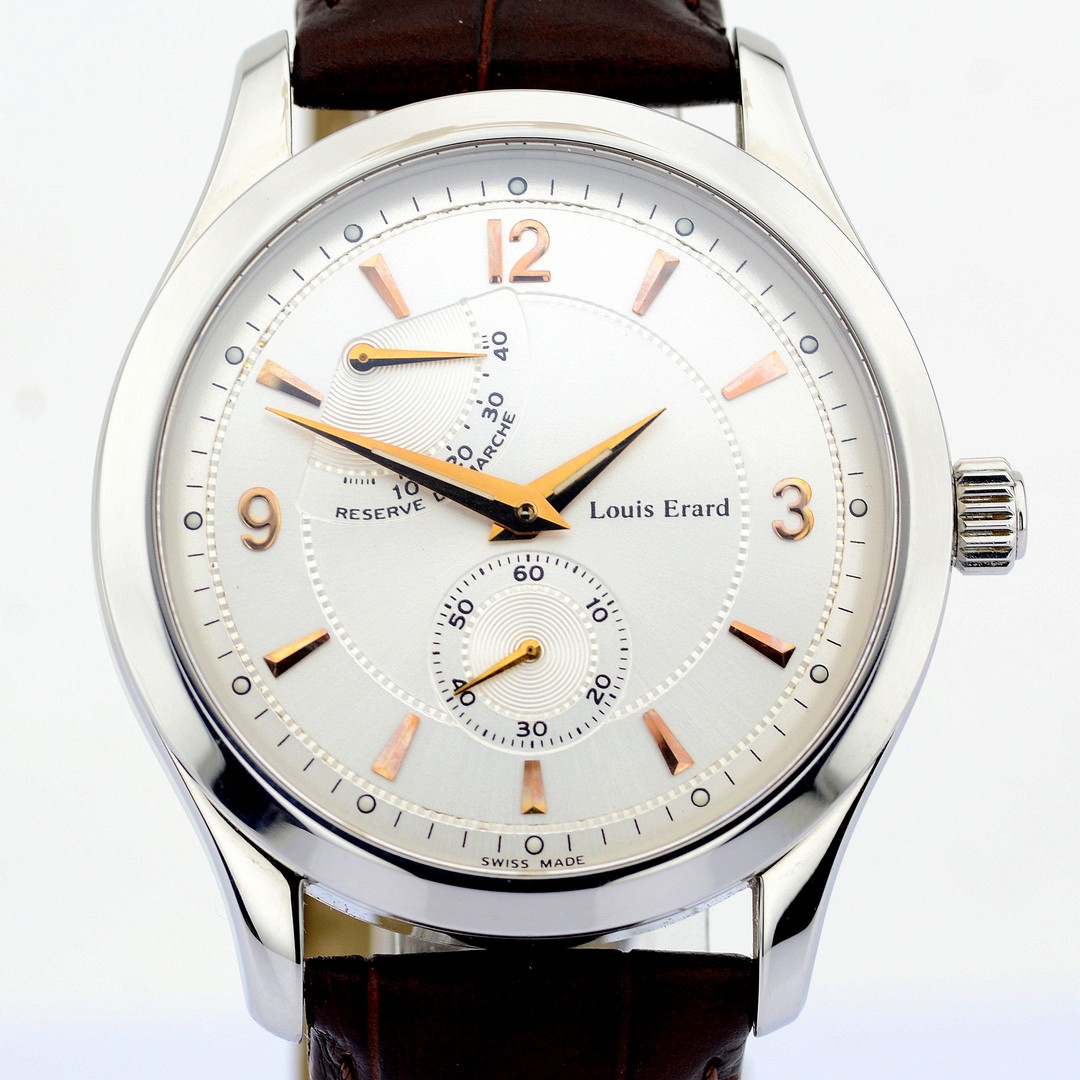 Louis Erard / Reserve De Marche - 40 mm (Unworn) - Gentlemen's Steel Wristwatch