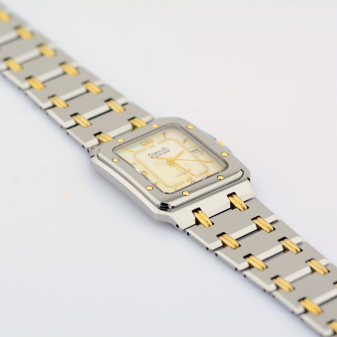 Auguste Reymond / Tungsten Mother of Pearl Dial Date - Unisex Steel Wristwatch - Image 8 of 8