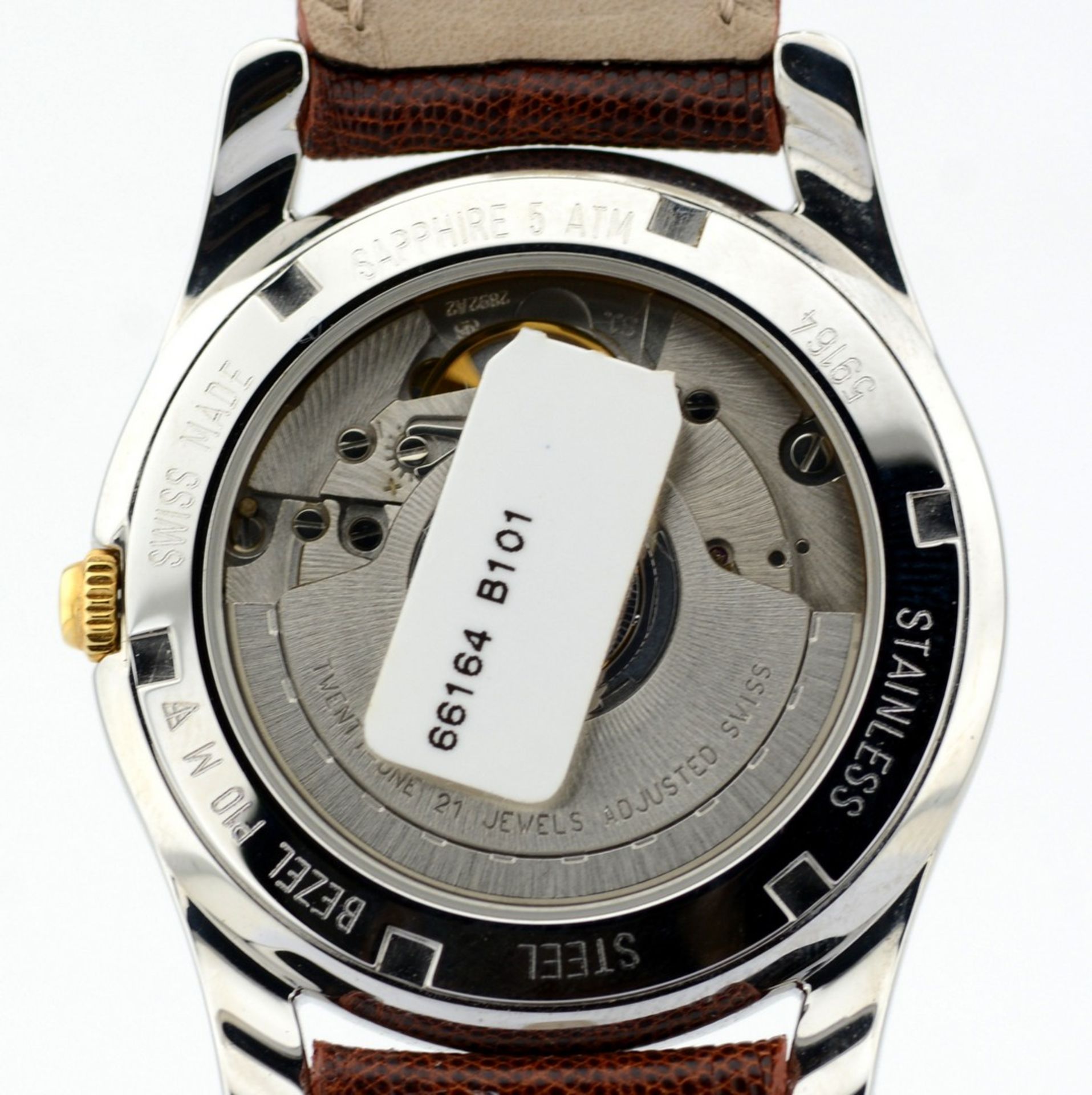 Edox / Automatic Date - Gentlemen's Gold/Steel Wristwatch - Image 4 of 7