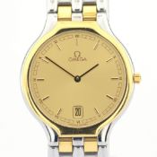 Omega / De Ville Symbol 18K Yellow Gold / S. Steel - Unisex Gold/Steel Wrist Watch