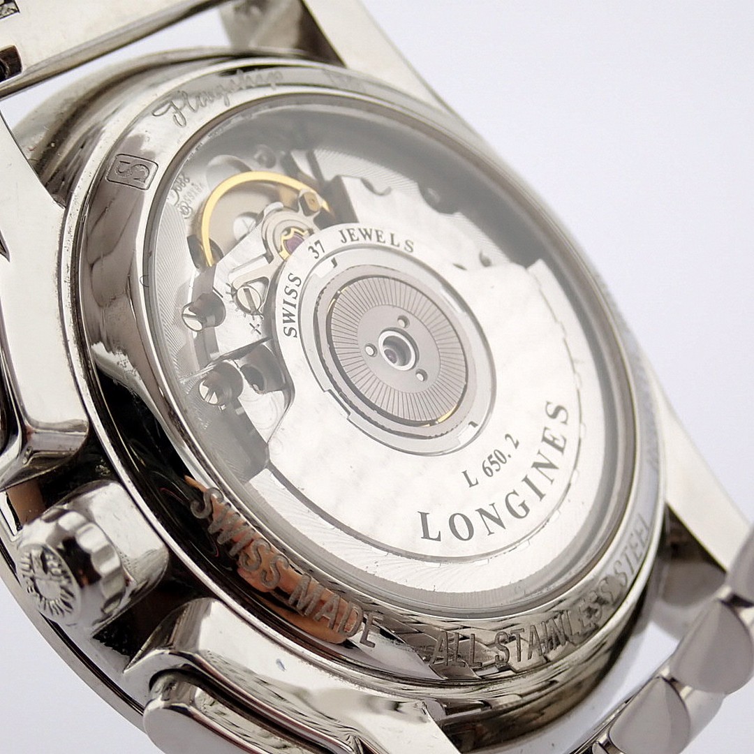 Longines / Flagship Roman Numbers - Gentlemen's Steel Wristwatch - Image 9 of 10