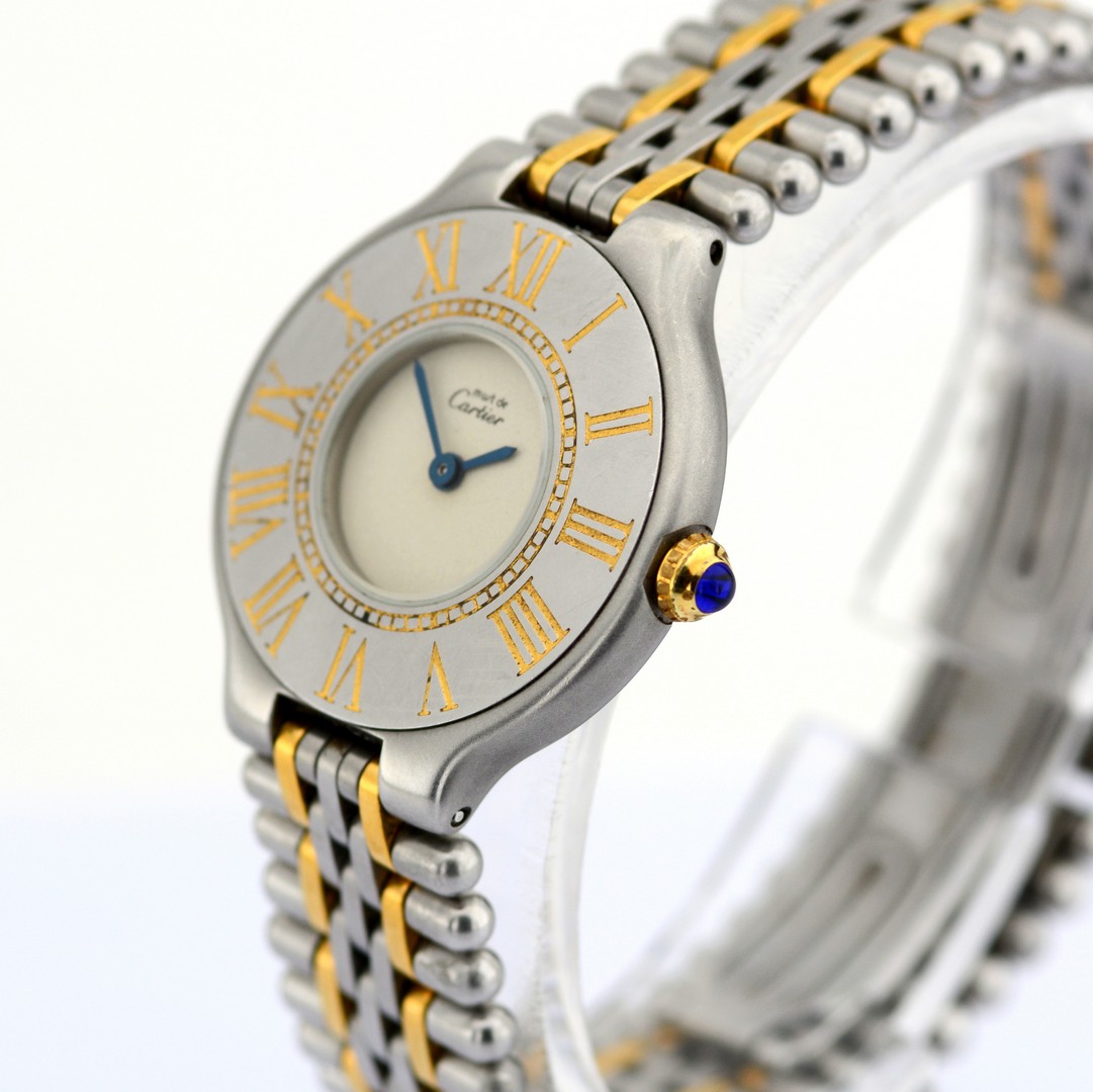 Cartier / Must de 21 - Lady's Gold/Steel Wristwatch - Image 6 of 8