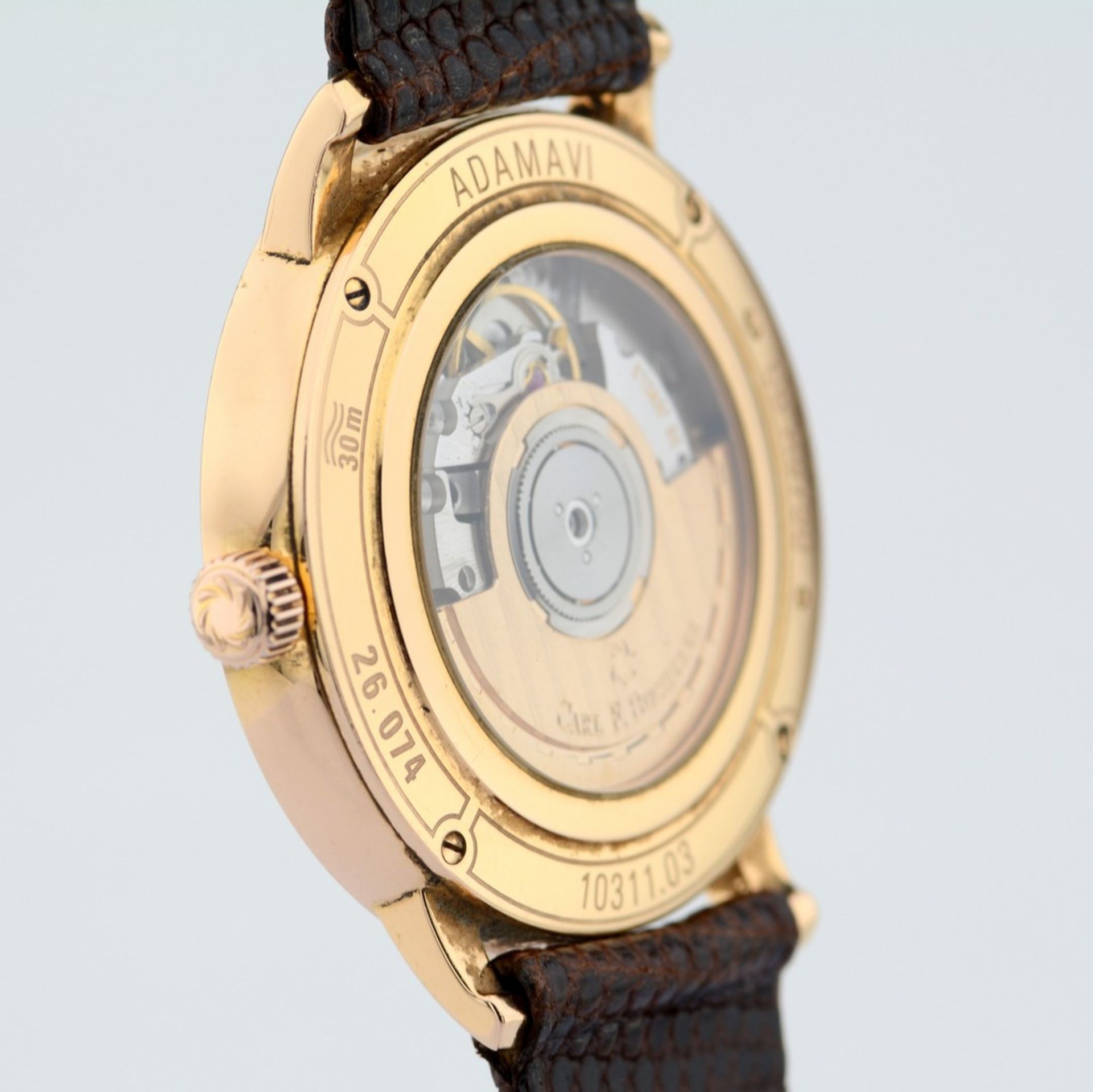 Carl F. Bucherer / Adamavi - 18K Yellow Gold Case - Automatic - Date - Gentlemen's Pink Gold Wrist.. - Image 6 of 7