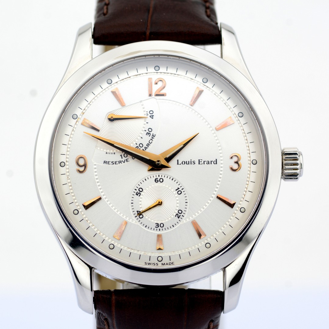 Louis Erard / Reserve De Marche - 40 mm (Unworn) - Gentlemen's Steel Wristwatch - Image 9 of 10