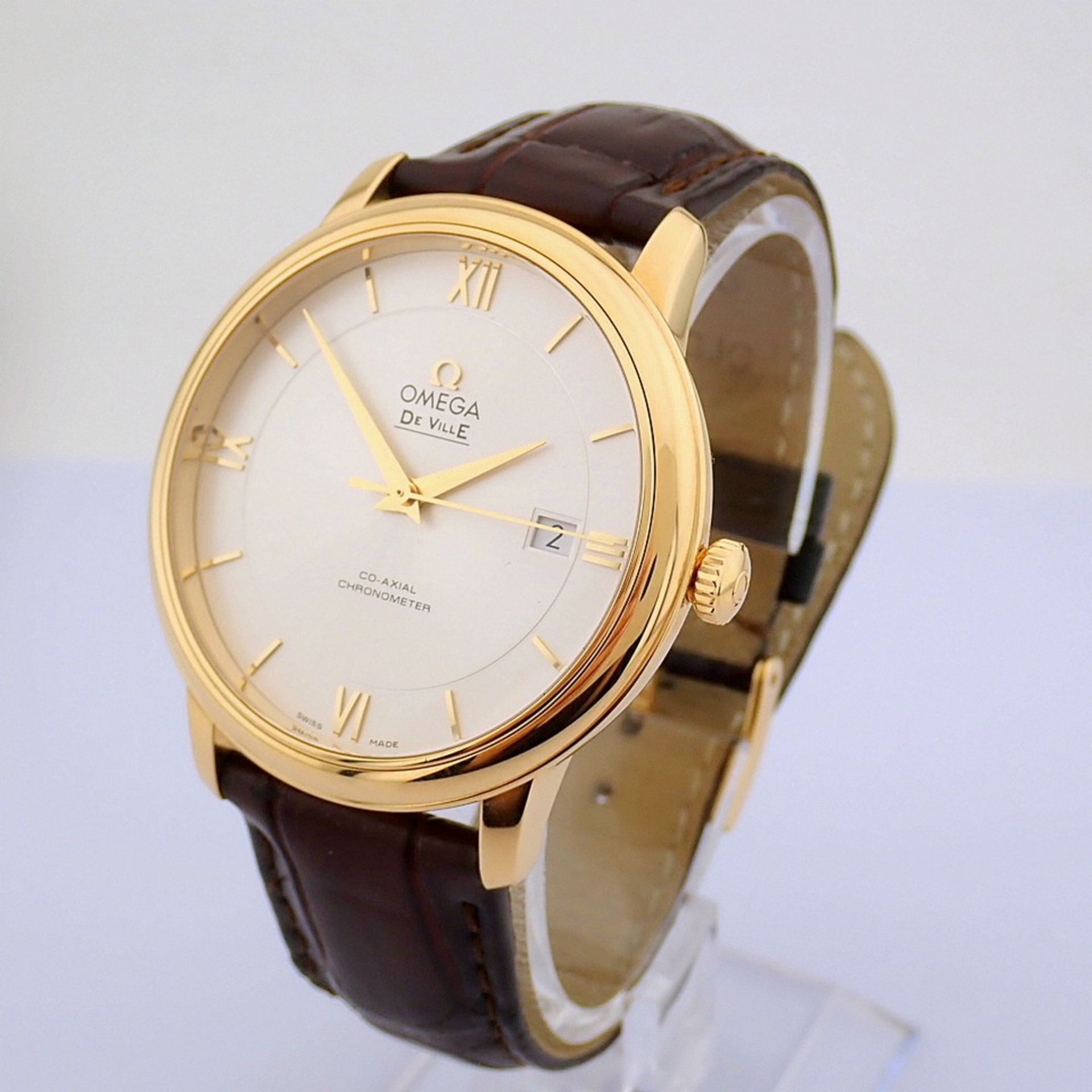 Omega / DE VILLE Prestige 18K Co-Axial Chronometer - Gentlemen's Yellow Gold Wristwatch - Image 3 of 13