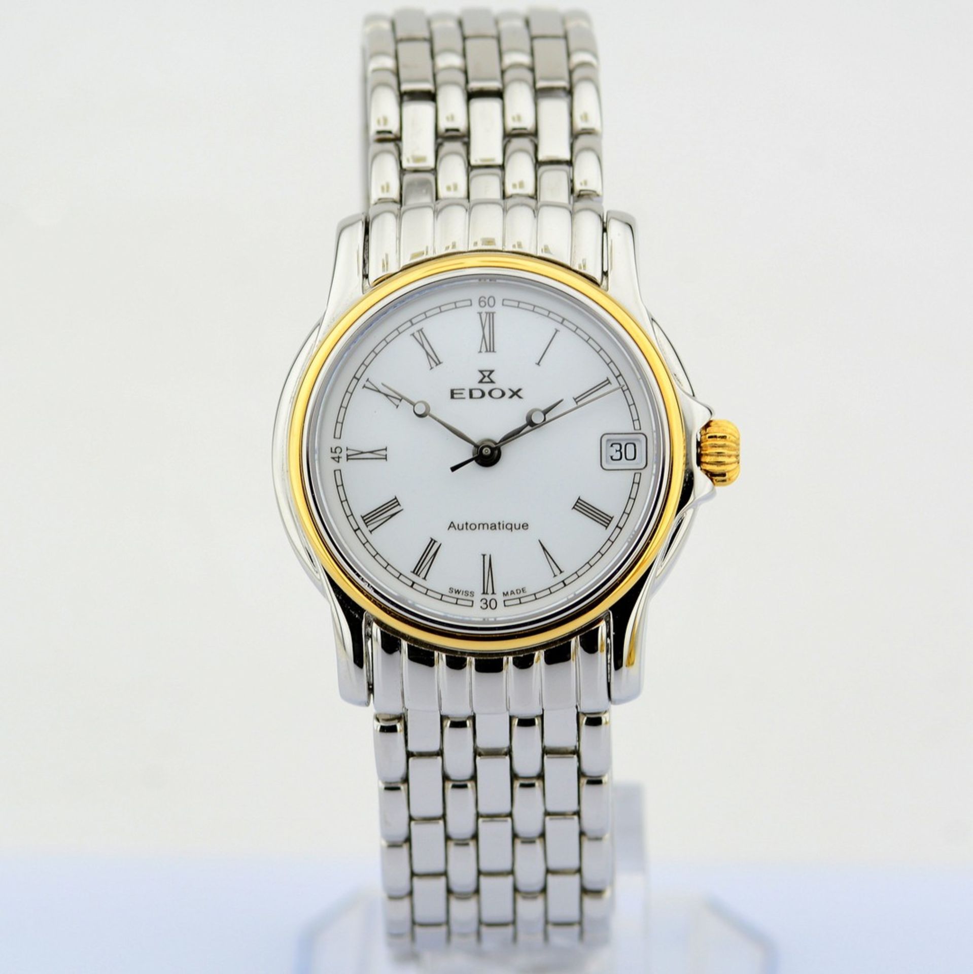 Edox / Automatic Date - Gentlemen's Gold/Steel Wristwatch - Image 3 of 5