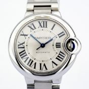 Cartier / Ballon Bleu - Automatic - 33 mm - Unisex Steel Wristwatch