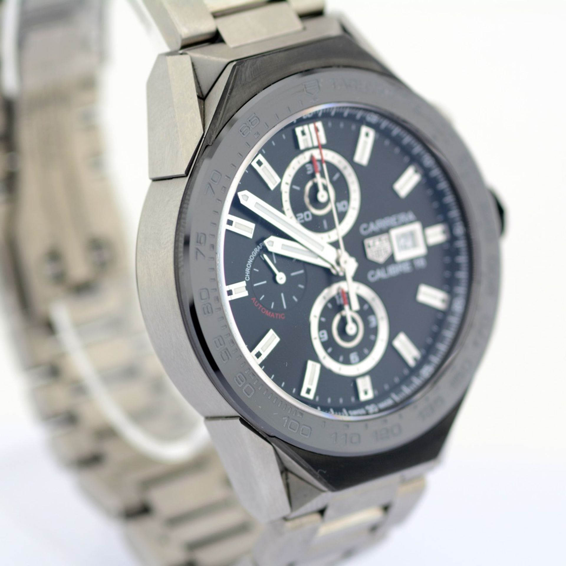 TAG Heuer / Connected 45 mm Caliber 16 Chronograph - Gentlemen's Titanium Wrist Watch - Image 4 of 12