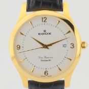 Edox / Les Genevez Automatic Date - Gentlemen's Steel Wristwatch