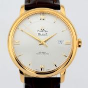 Omega / DE VILLE Prestige 18K Co-Axial Chronometer - Gentlemen's Yellow Gold Wristwatch