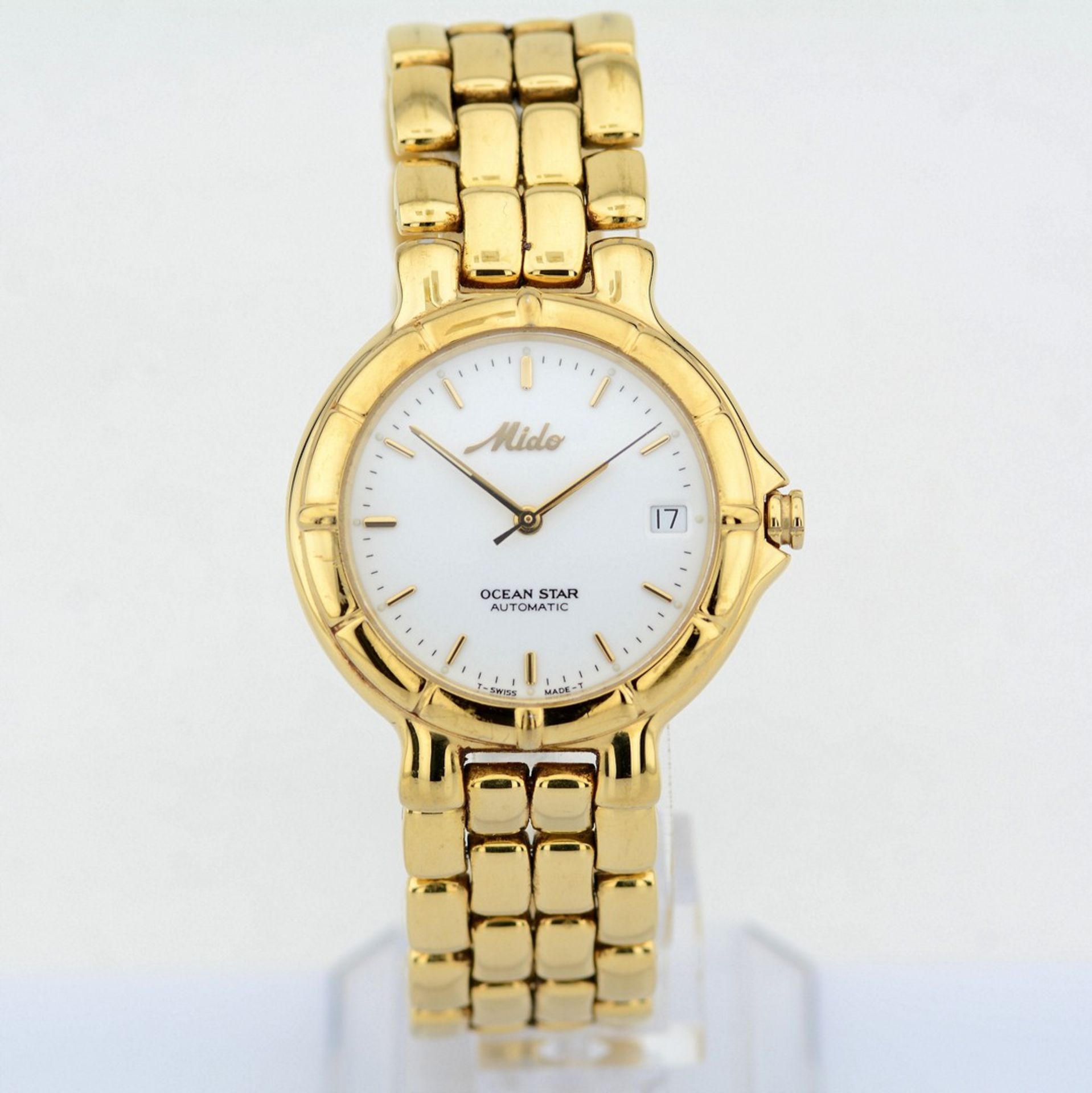 Mido / Ocean Star Automatic Date - Gentlemen's Gold-plated Wristwatch - Image 3 of 6