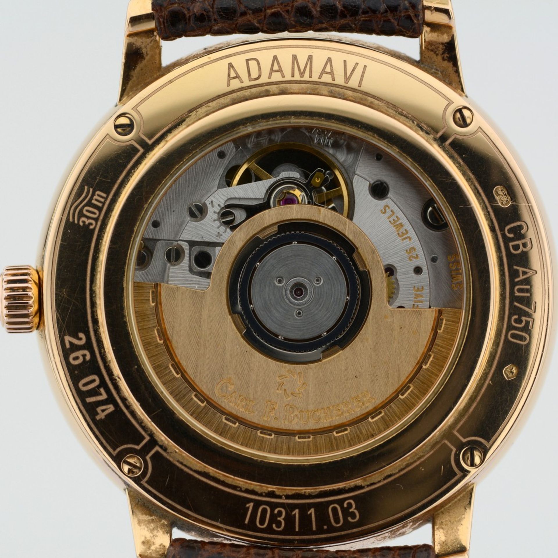 Carl F. Bucherer / Adamavi - 18K Yellow Gold Case - Automatic - Date - Gentlemen's Pink Gold Wrist.. - Image 4 of 7