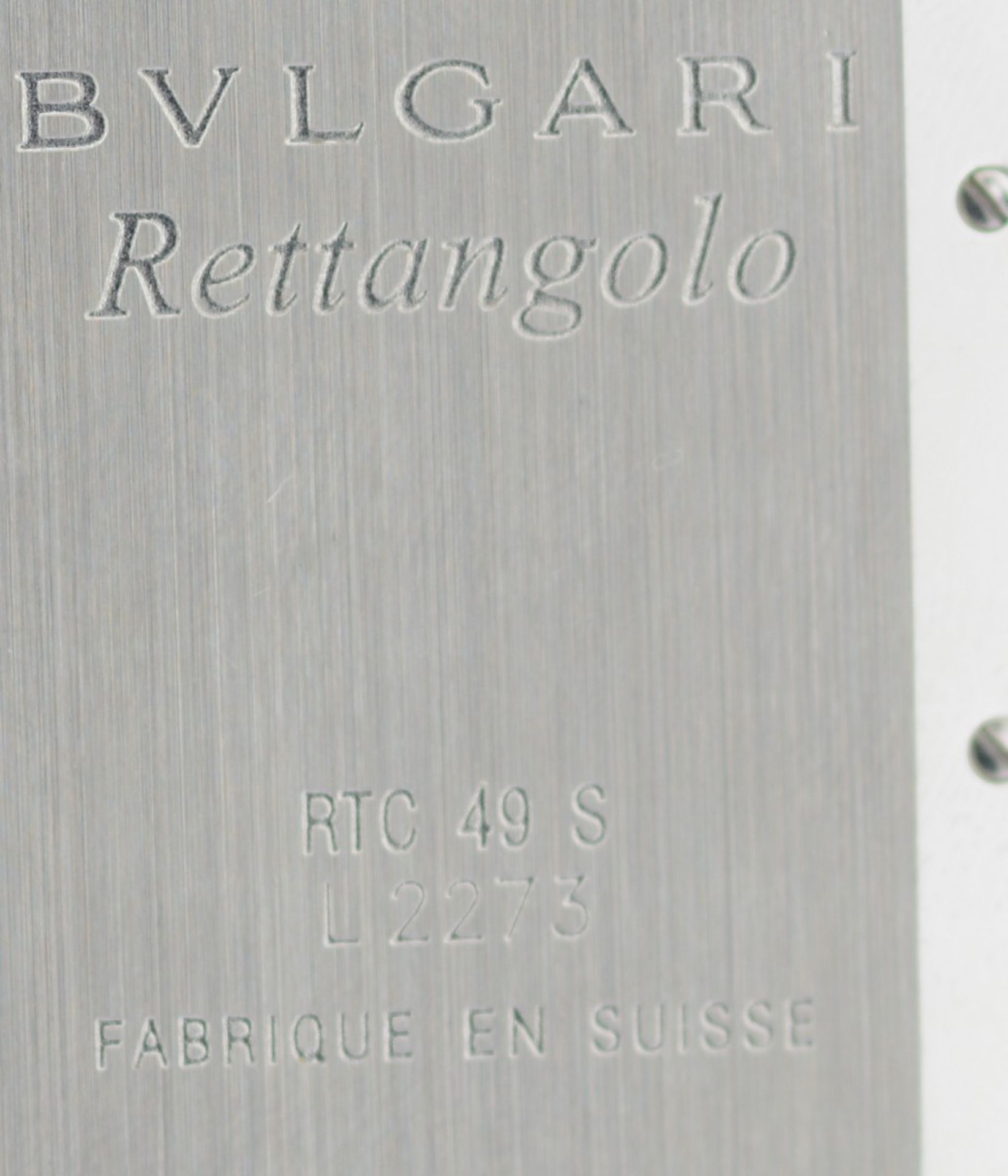 Bulgari / Unworn - Rettangolo Chronograph RTC 49 S - Gentlemen's Steel Wrist Watch - Image 5 of 8