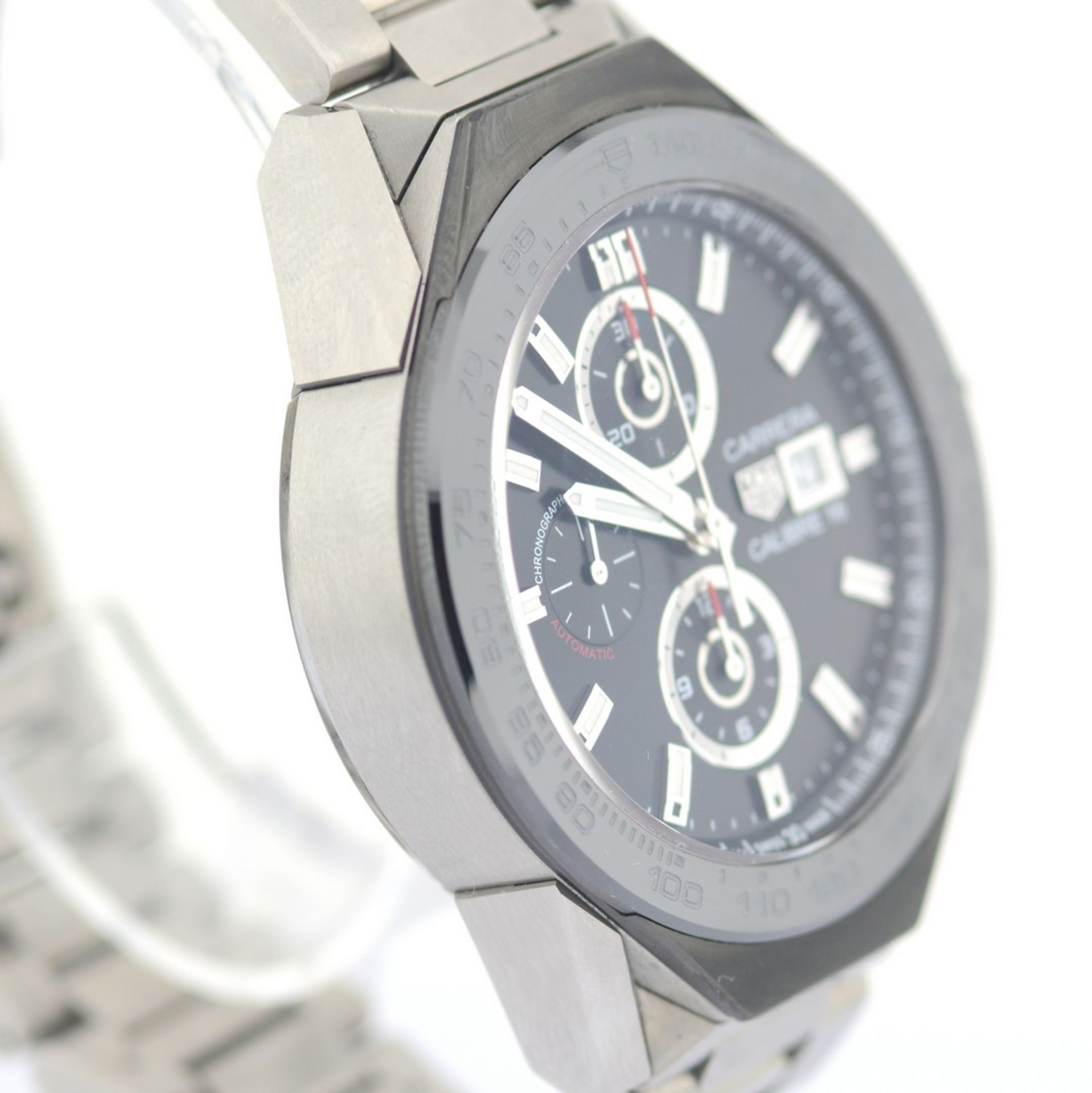 TAG Heuer / Connected 45 mm Caliber 16 Chronograph - Gentlemen's Titanium Wrist Watch - Image 3 of 12