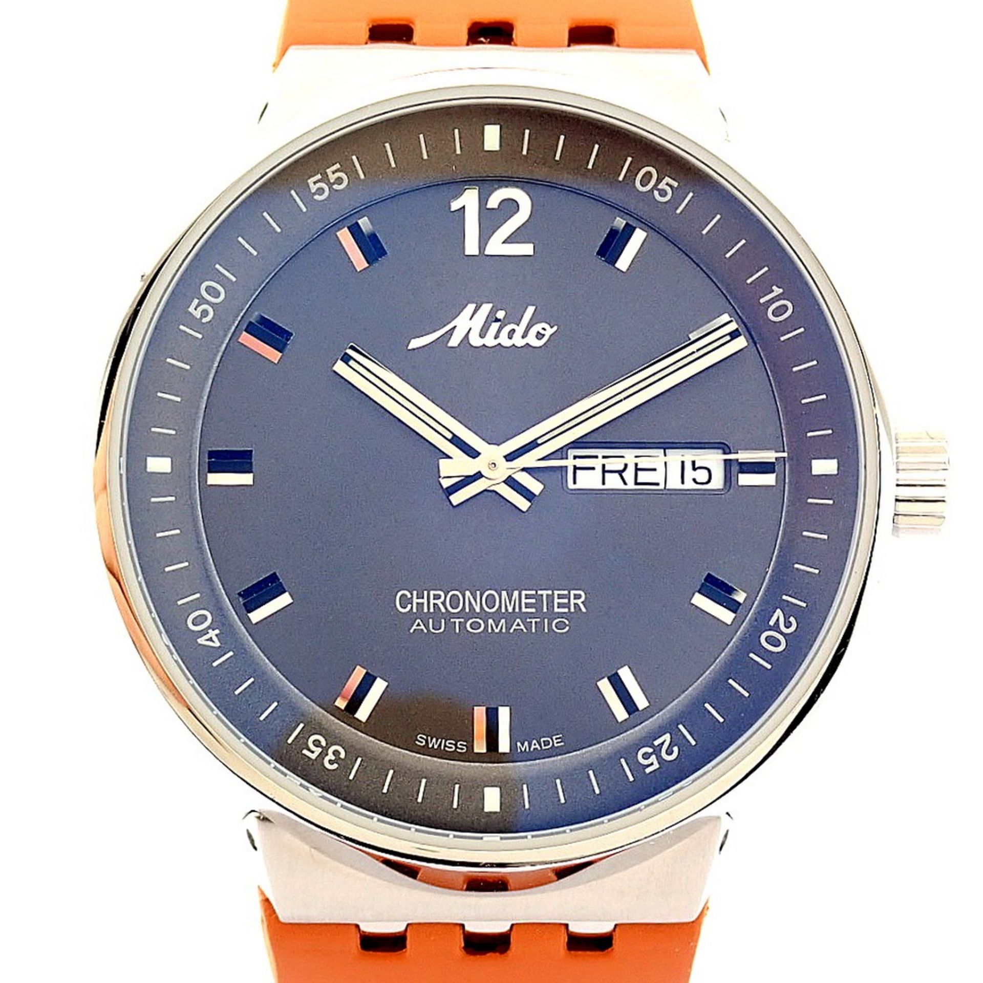 Mido / All Dial Day Date Choronometer Automatic Transparent (Unworn) - Gentlemen's Steel Wristwatc.. - Image 5 of 12