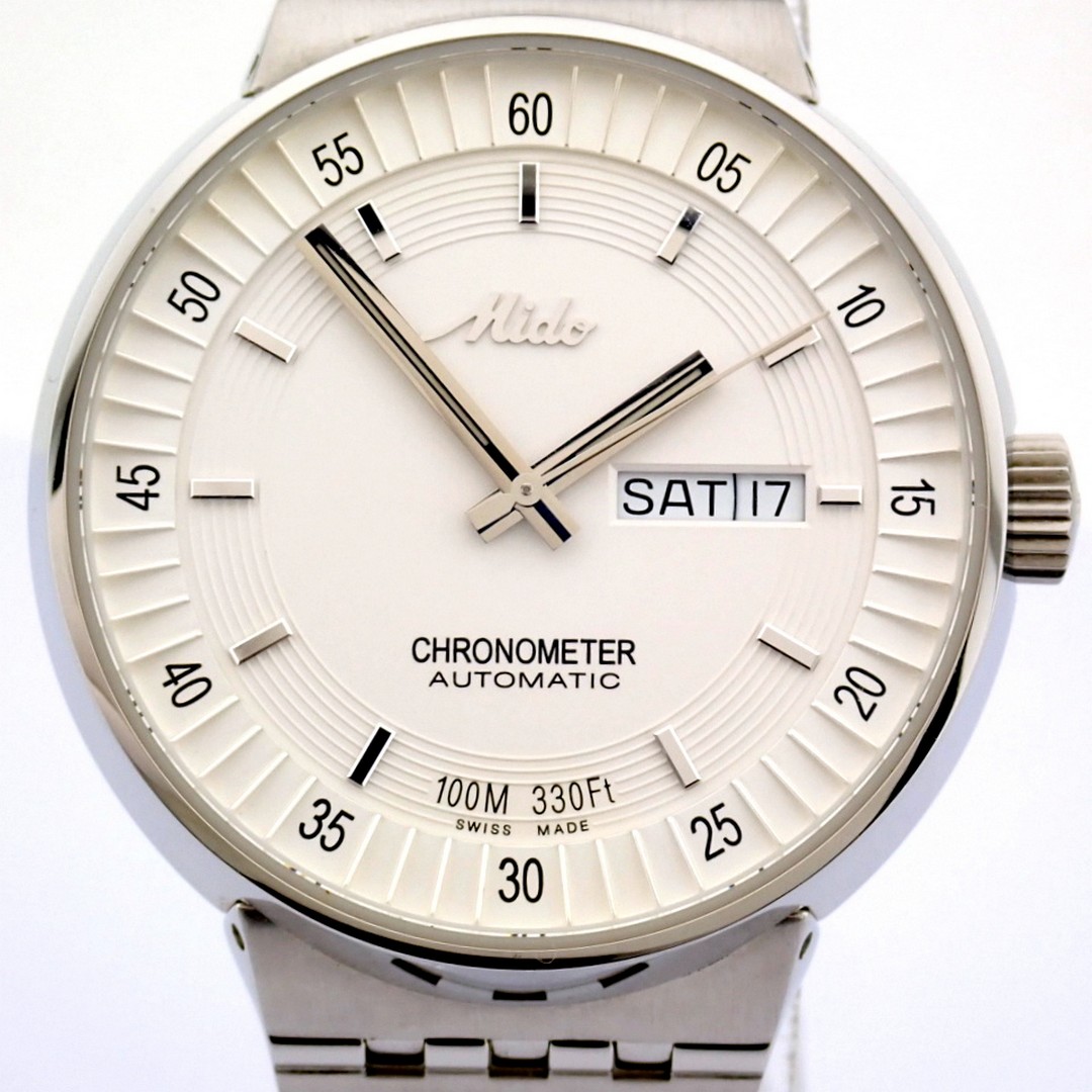 Mido / All Dial Day Date Choronometer Automatic Transparent (Unworn) - Gentlemen's Steel Wristwatc.. - Image 5 of 12