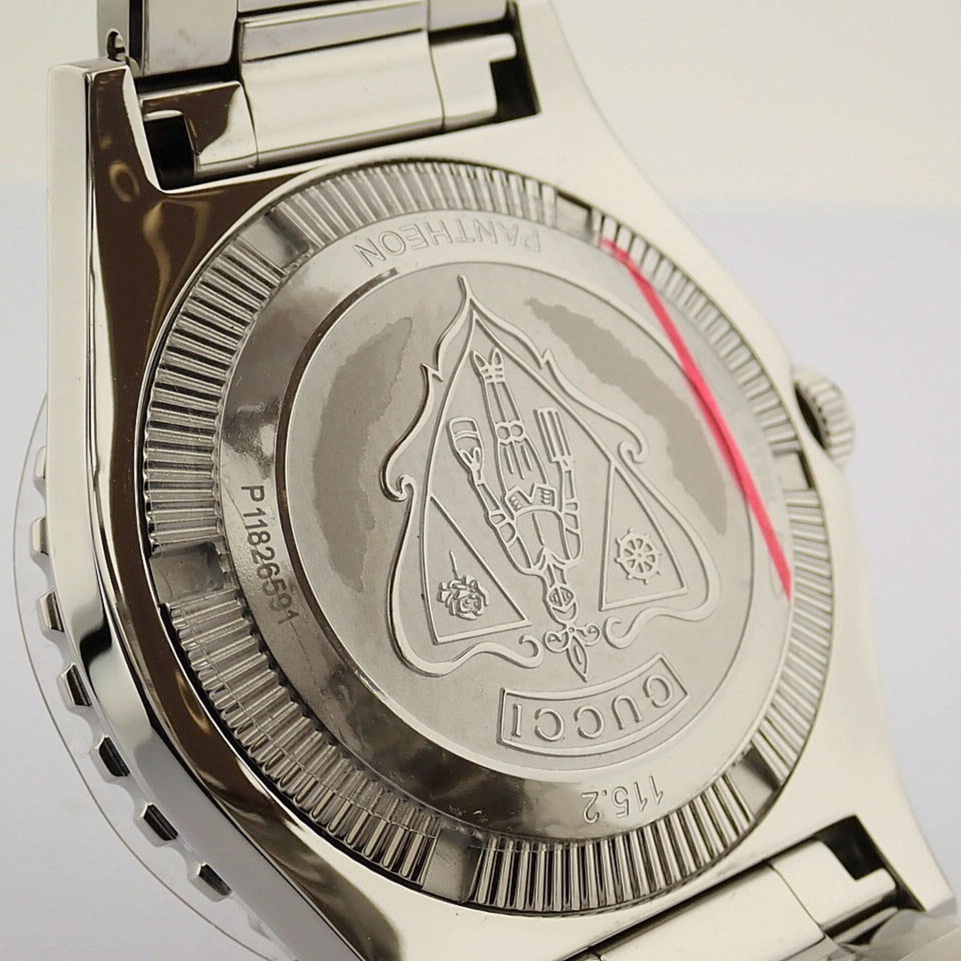 Gucci / Pantheon 115.2 (Brand New) - Gentlemen's Steel Wristwatch - Image 9 of 11